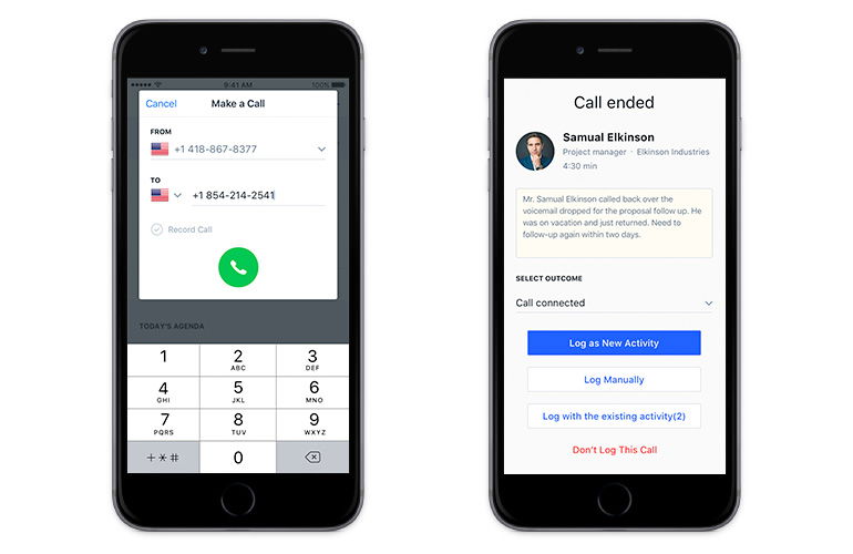 calling mobile crm